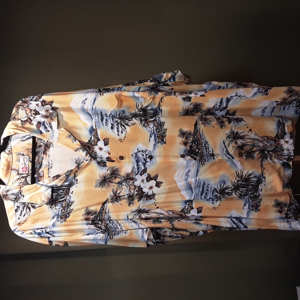 Hilo Hattie 5xl Mens Polyester Hawaiian Shirt.
